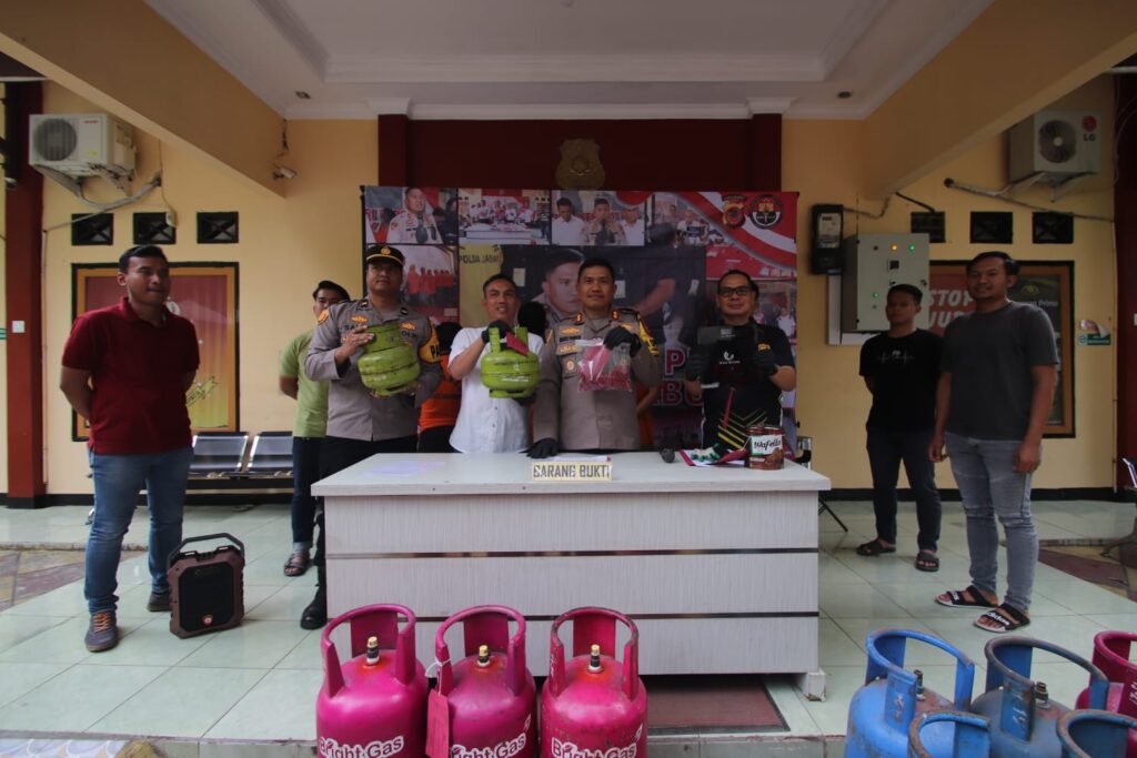 Polres Sukabumi Ungkap Pengoplosan Gas Bersubsidi di Cicurug