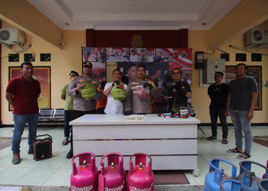Polres Sukabumi Ungkap Pengoplosan Gas Bersubsidi di Cicurug