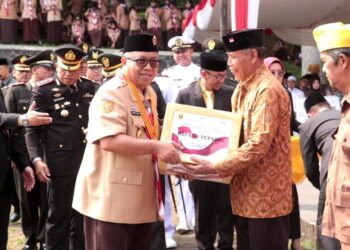 Peringatan Hari Pahlawan Tingkat Kab Sukabumi, Bupati Marwan: jadikan Semangat Dalam Membangun Indonesia