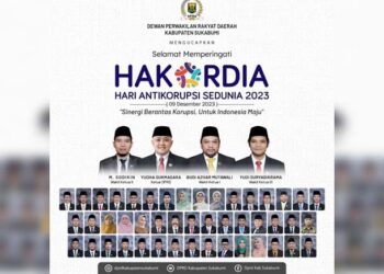 DPRD Kab Sukabumi Ucapkan Selamat Memperingati Hakordia 2023