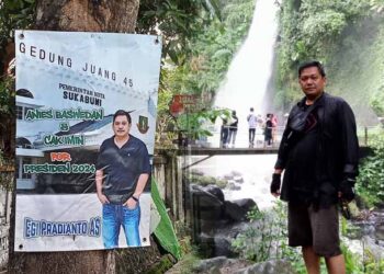 All Out! Suporter Timnas Amin Siap Pasang Ratusan Banner Berukuran Besar di Sukabumi