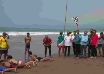 Wabup Iyos Buka Palabuhanratu Lifeguard Tournament 2023 di RTH Citepus