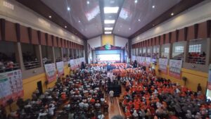 Solid Menangkan AMIN, Ribuan Peserta Hadiri Kampanye PKS di GOR Pemuda Cisaat Sukabumi