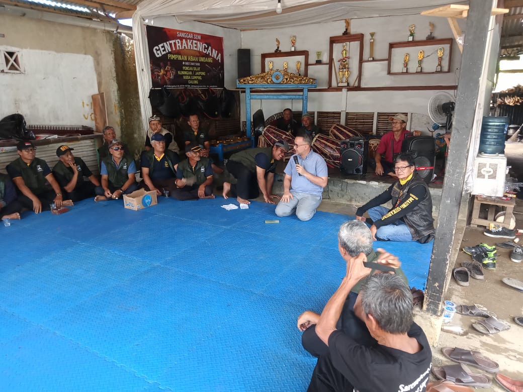 Pasha Ismaya Sukardi Hadiri Acara Temu Kangen Gurati Pajampangan