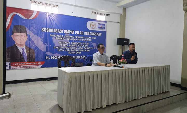 Mohammad Muraz Sosialisasikan Empat Pilar Kebangsaan di Surade Sukabumi