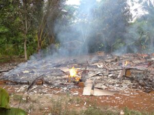 Innalillahi, Dua Rumah Ludes Terbakar di Ciracap Sukabumi