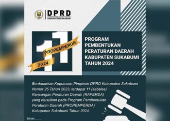 DPRD Kabupaten Sukabumi Fokus Garap 11 Raperda di 2024, Ini Daftarnya!