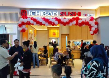 Restaurant Sushi Terbesar Buka Outlet Ichiban Express di Citimall Sukabumi