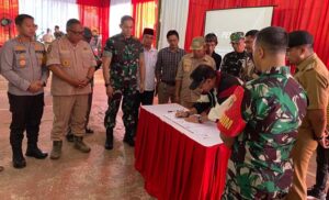 Dukung Program TMMD, Owner PT Bogorindo Cemerlang Au Bintoro Hibahkan Tanah untuk Pembangunan Jalan