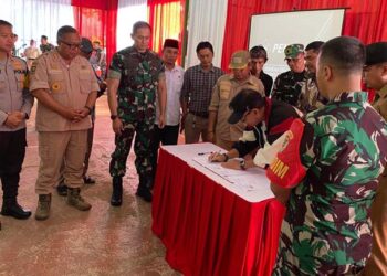 Dukung Program TMMD, Owner PT Bogorindo Cemerlang Au Bintoro Hibahkan Tanah untuk Pembangunan Jalan