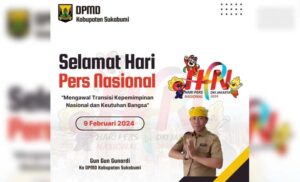 DPMD Kabupaten Sukabumi Ucapkan Selamat Hari Pers Nasional