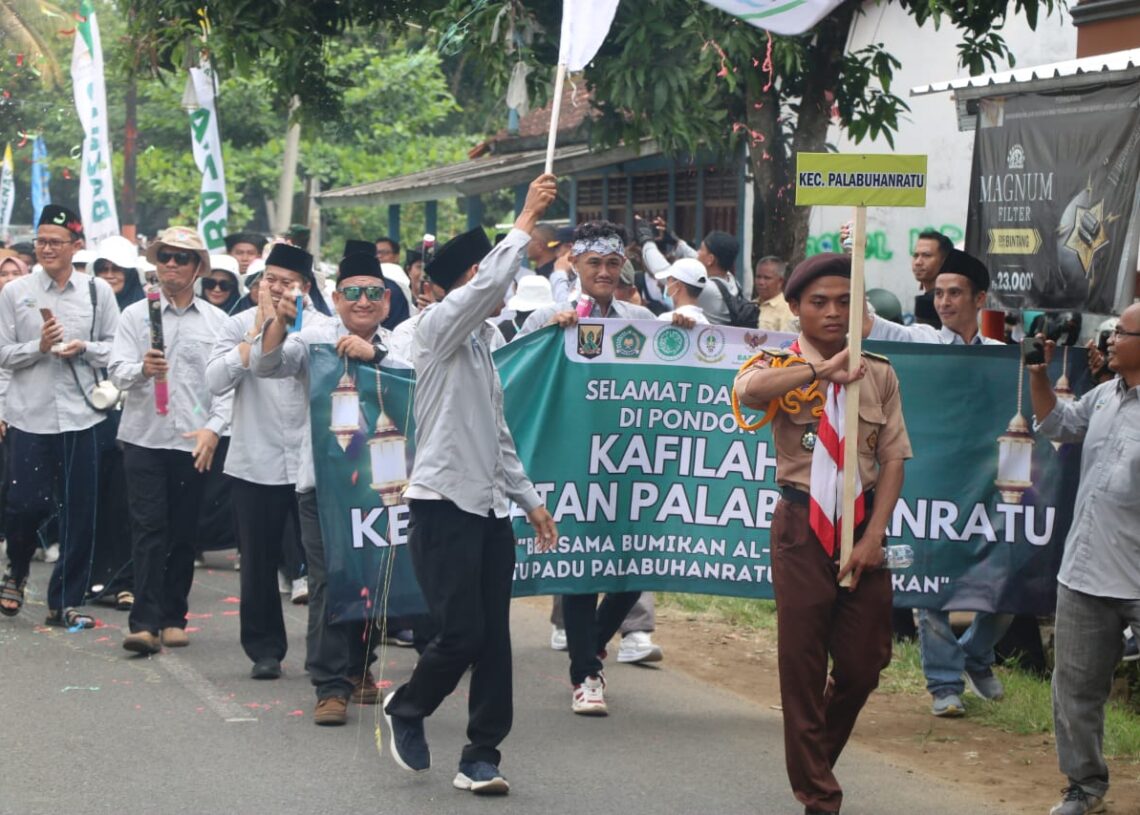 Pawai Ta’aruf MTQ Ke 46 Sukabumi Diikuti Ribuan Kafilah