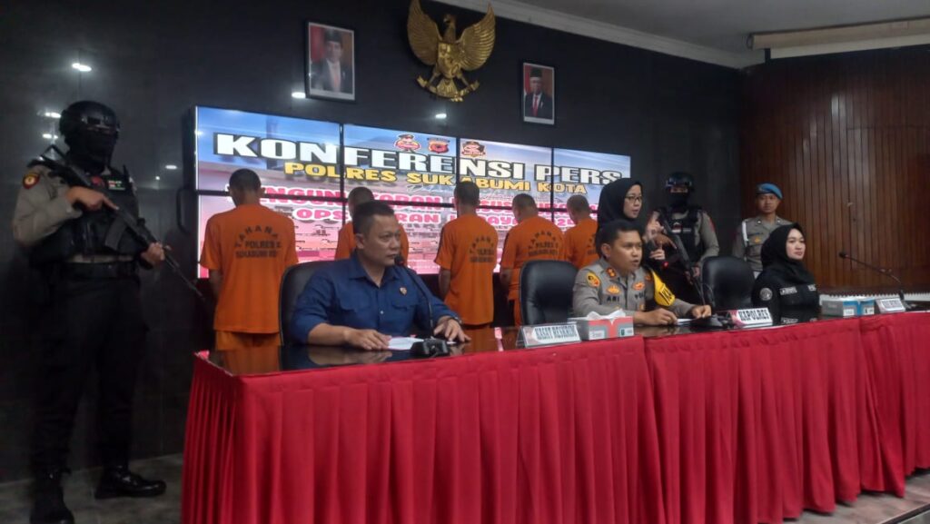 Dua Pelaku Ditembak, Polisi Ringkus Sindikat Curanmor di Sukabumi