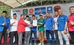 Lima Partai Besar Deklarasikan Koalisi di Pilkada Kabupaten Sukabumi