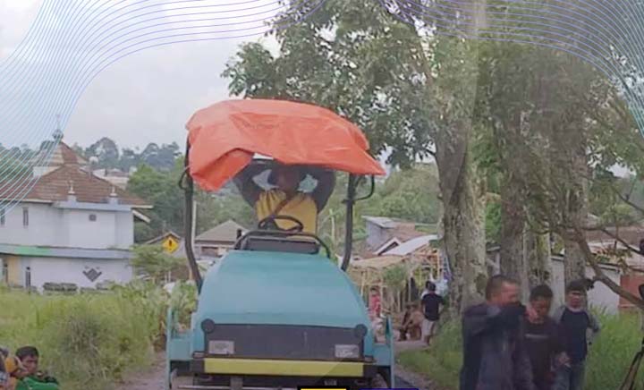 Dinas PU Kabupaten Sukabumi ‘Sulap’ Jalan Kompa-Cipanggulaan jadi Lebih Mulus