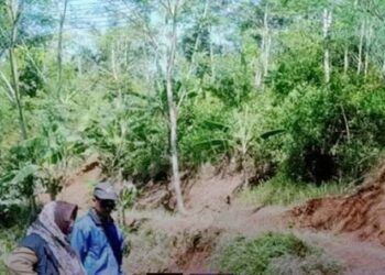 Dinas PU Kabupaten Sukabumi Tangani Longsoran di Irigasi Binongsari