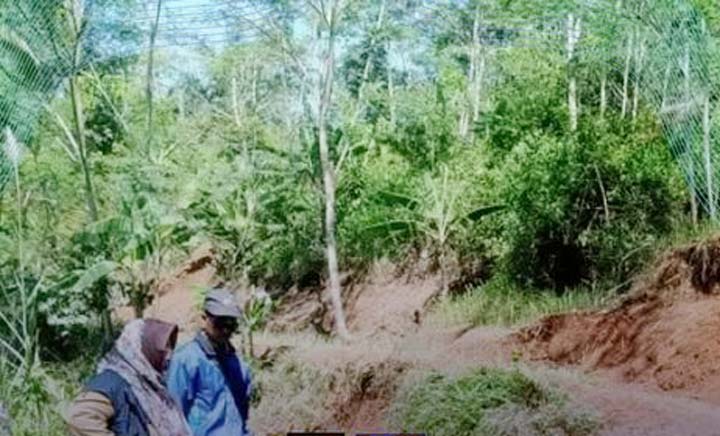 Dinas PU Kabupaten Sukabumi Tangani Longsoran di Irigasi Binongsari