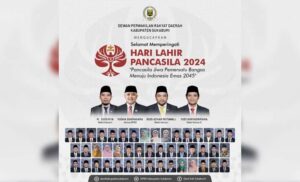 DPRD Kab. Sukabumi Ucapakan Selamat Hari Lahir Pancasila 2024
