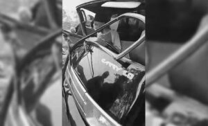 Sopir Terjepit, Tabrakan Truk Fuso vs Pickup Terjadi di Nagrak Sukabumi