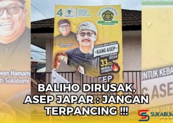 Baliho Dirusak, Asep Japar : Jangan Terpancing