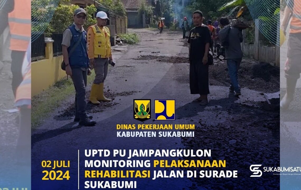 Hujan Deras, PU UPTD Jampangkulon Bersama Petani Perbaiki Irigasi