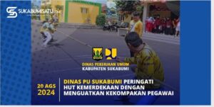 Rayakan HUT RI Ke 79, Dinas PU Kabupaten Sukabumi Gelar Perlombaan