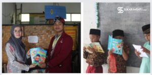 Mahasiswa KKN Universitas Nusa Putra, Berikan Metode Pembelajaran Menarik Bagi Anak Kampung Adat
