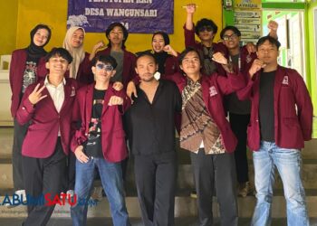 Mahasiswa KKN Nusa Putra, Kelompok Desa Wangun Sari Cisolok.
