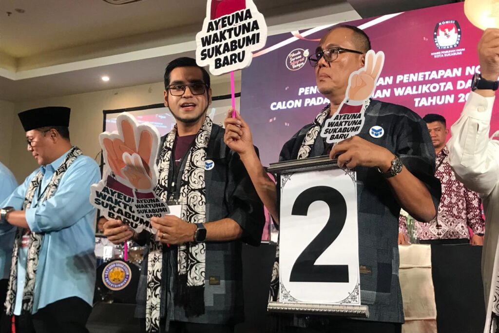 Usai Dapat Nomor Urut 2 di Pilkada Kota Sukabumi 2024, Ini Tanggapan Ayep-Bobby
