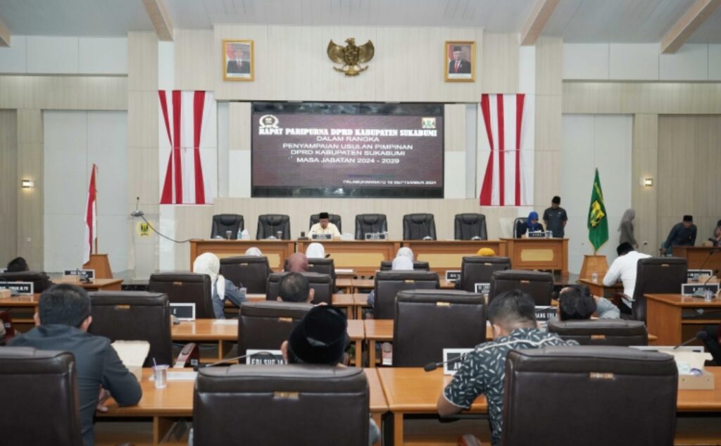 Inilah Pimpinan DPRD Kabupaten Sukabumi Periode 2024-2029