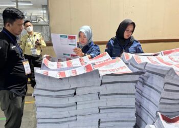 Bawaslu Kota Sukabumi Pastikan Proses Pencetakan Surat Suara Sesuai Ketentuan KPU