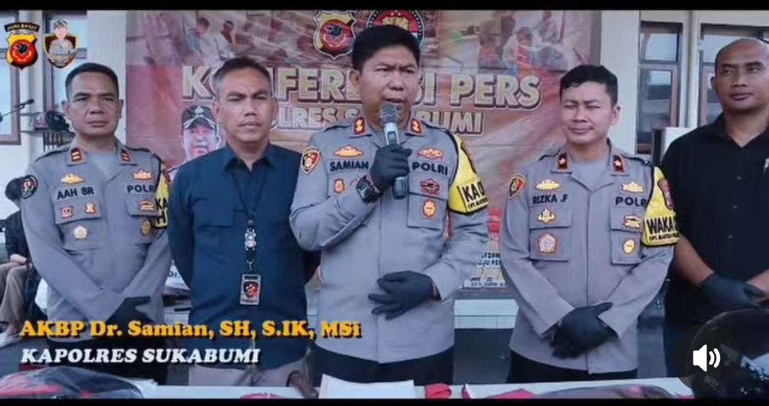 15 Anak Geng Motor di Amankan Polisi di Sukabumi