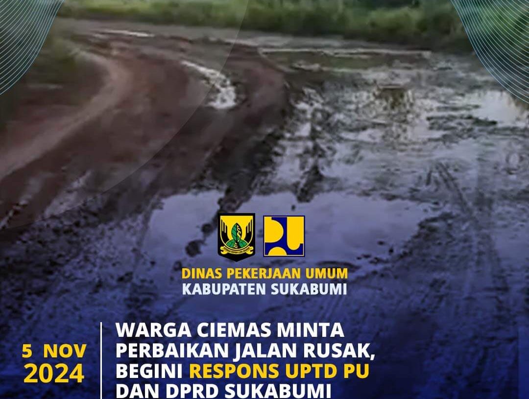 Warga Ciemas Minta Perbaikan Jalan, Begini Respon Dinas PU Kabupaten Sukabumi