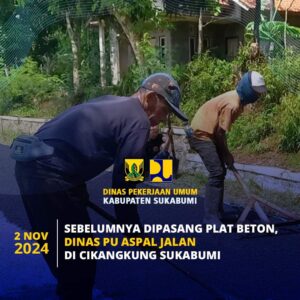 Di Beton dan Aspal, Ruas Jalan Cikangkung Cijoho Diperbaikingkung