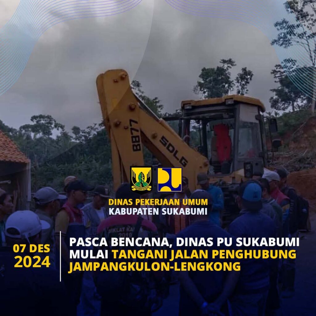 UPTD PU Jampangkulon, Buka Kembali Akses Puncak Buluh Pasca Longsor