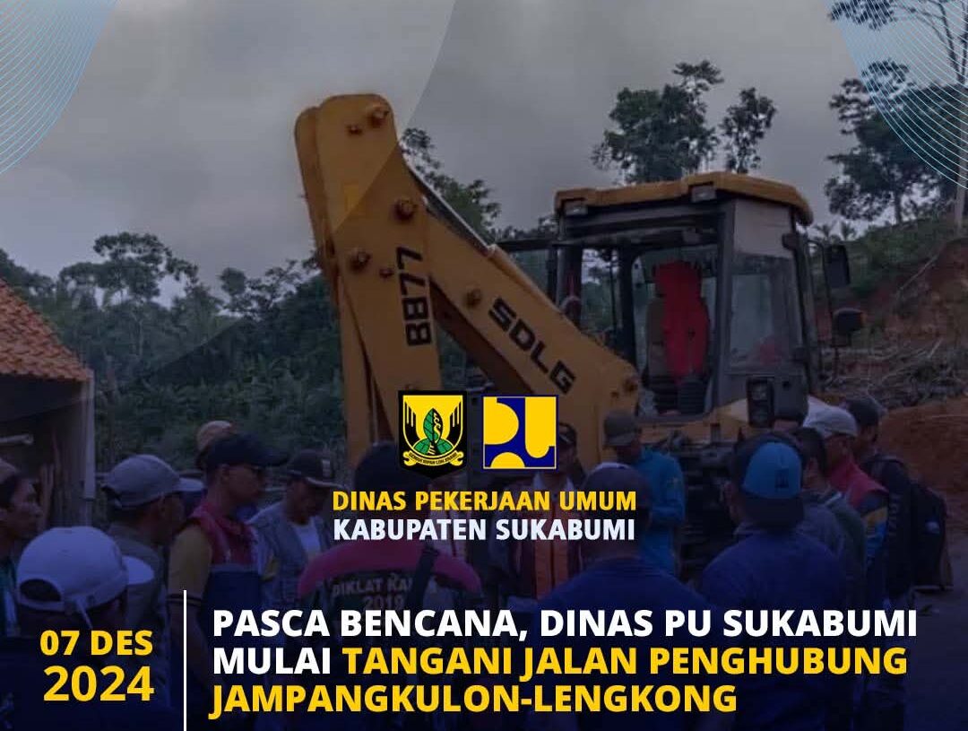 UPTD PU Jampangkulon, Buka Kembali Akses Puncak Buluh Pasca Longsor