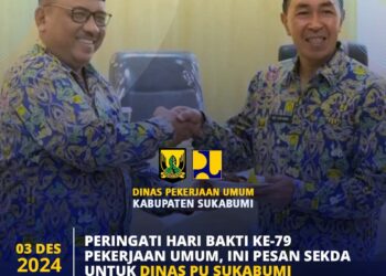 Peringati Hari Bakti PU Ke 79, Ini Pesan Sekda Kabupaten Sukabumi