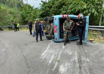 Bis Universitas Suryakencana Cianjur Kecelakaan Tunggal di Cikidang, Sukabumi: 1 Luka Berat, 9 Luka Ringan