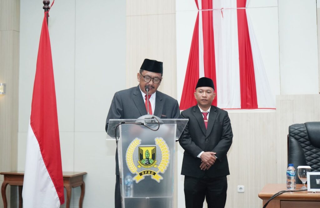 Pidato Pertama Asep Japar Andreas Bahas Visi Misi Lima Tahun Kedepan