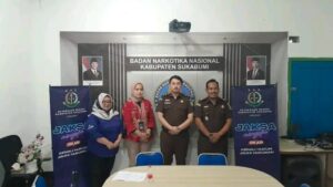Kejaksaan Negeri Kabupaten Sukabumi Gandeng BNNK Sukabumi Nyatakan Narkoba Musuh Bersama