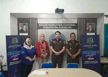Kejaksaan Negeri Kabupaten Sukabumi Gandeng BNNK Sukabumi Nyatakan Narkoba Musuh Bersama