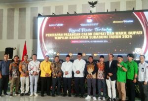 Ketua DPRD Kabupaten Sukabumi, Hadiri Pleno Putusan Pilbup 2024 KPUD Sukabumi