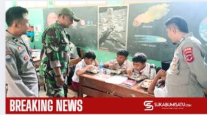 Polsek Sagaranten dan Koramil 0622/11 Salurkan 1.256 Paket Makanan Bergizi Gratis untuk Siswa di Sagaranten