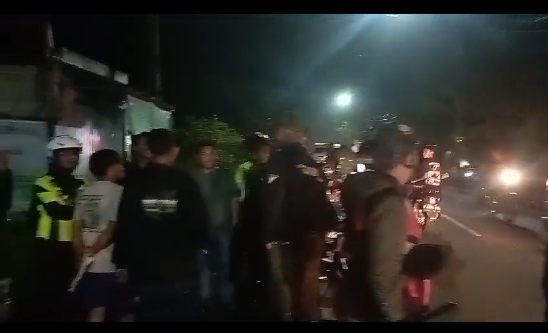 Ratusan Pemuda Terlibat Balapan Liar di Cikidang, 2 Orang di Amankan