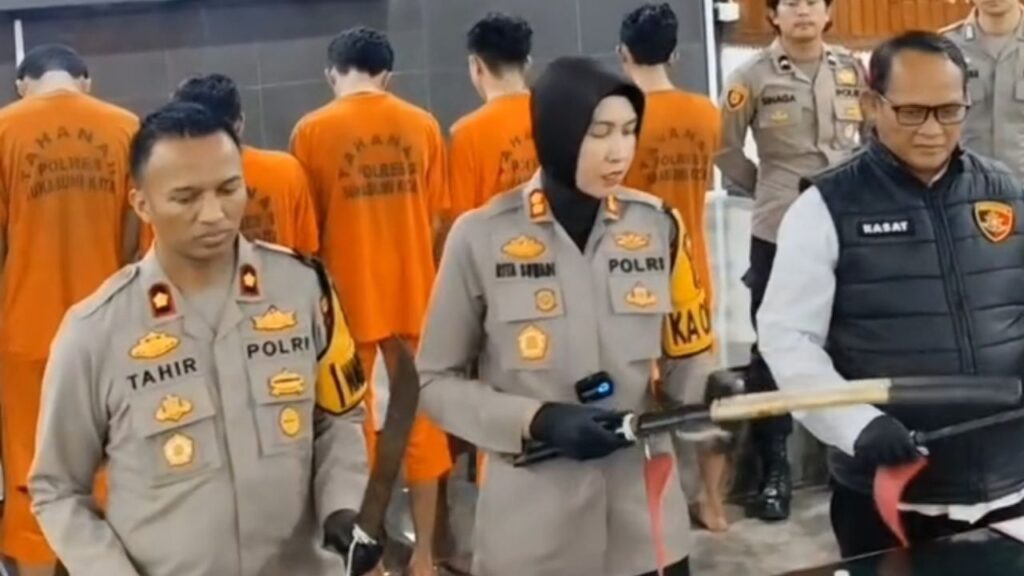 Polresta Sukabumi Amankan Geng Motor Pembuat Onar Saat Ramadhan