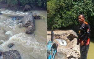 Dinas PU Kabupaten Sukabumi Respon Jebolnya Bendungan Leuwi Bangga Turunkan Tim Tekhnis