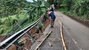 Jalan Rusak Jampangkulon–Ciguyang Viral di Medsos, UPTD PU Usulkan Masuk Kegiatan 2025