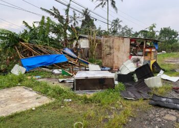 3 Kampung Tersapu Puting Beliung di Ciambar Sukabumi