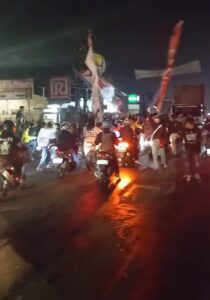 Ribuan Bobotoh Sukabumi Utara Turun ke Jalan Rayakan Kemenangan Persib Bandung