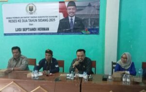 Tampung Aspirasi, Anggota DPRD Kabupaten Sukabumi Lugi Septiandi Gelar Reses